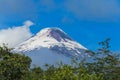 Volcano in Chile, The Ring of Fire Royalty Free Stock Photo